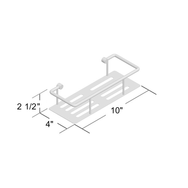Gatco Elevate Drill & Screw Mount Stainless Steel Shower Shelf & Reviews Wayfair